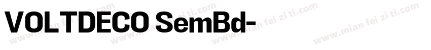 VOLTDECO SemBd字体转换
